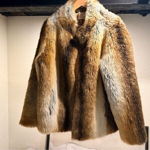 Baldwin Brown and Cream Teddy Jacket